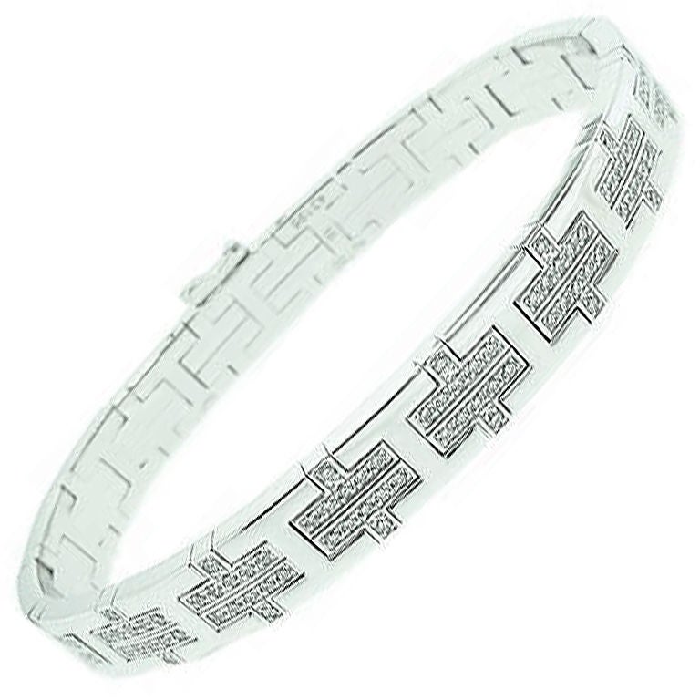 HERMES  KILIM  PM Diamond  Bracelet