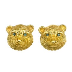 Sorab & Roshi Golden Bear Cufflinks