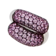 Sorab & Roshi Pave Pink Sapphire Ring