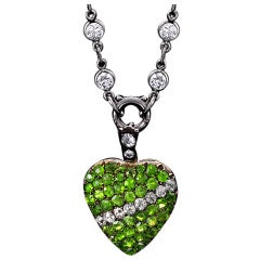 Antique Demantoid Pendant 12
