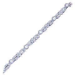 Edwardian natural pearl bracelet