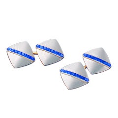 A fine pair of cufflinks by Tiffany & Co.