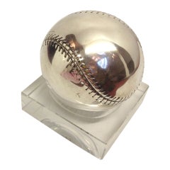 Tiffany & Co silver baseball object