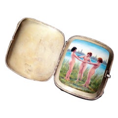 Sterling and Enamel Case