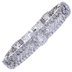 TIFFANY 
Co. London Diamond Art Deco Bracelet