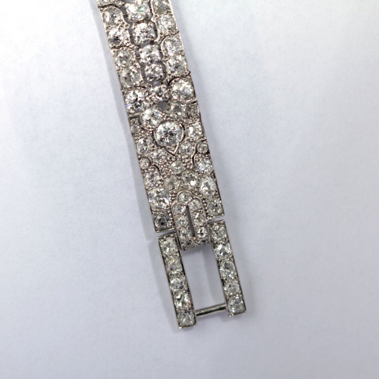 CARTIER PARIS Art Deco Diamond Bracelet 4