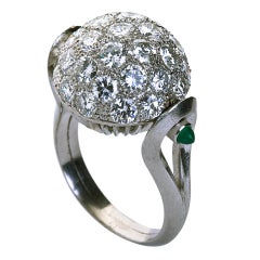 Diamond Pavé Dome Ring