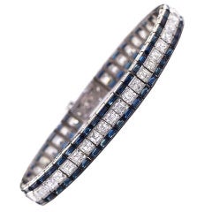 Art Deco Square Diamond
Sapphire Bracelet Art Deco Square Diamond
Sapphire Bracelet