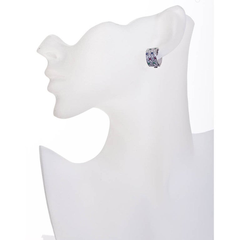Women's VAN CLEEF & ARPELS Diamond & Colored Gem Ear Clips