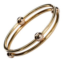 CARTIER Modernist Gold Bangle