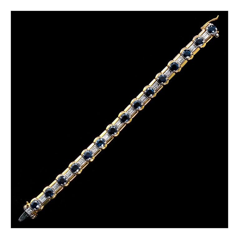 Sapphire Diamond Convertible Bracelet 2