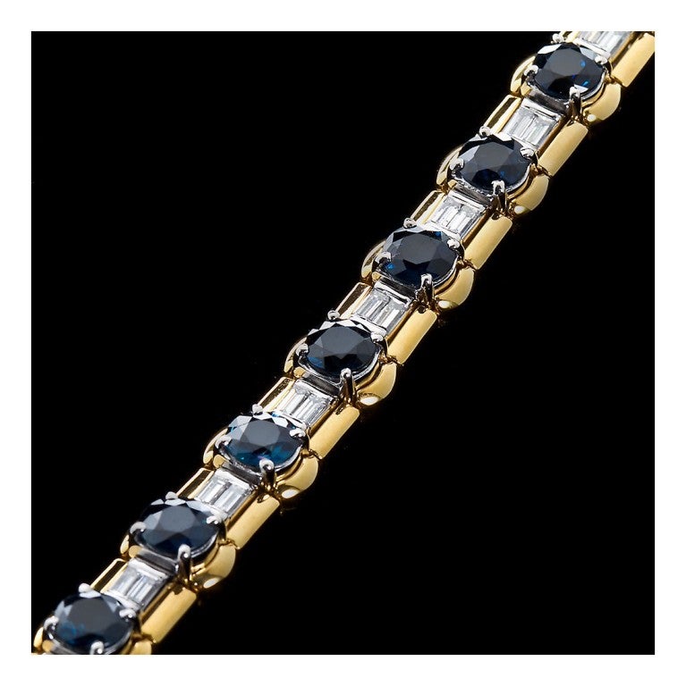 Sapphire Diamond Convertible Bracelet 3