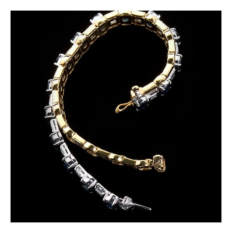 Women's Sapphire Diamond Convertible Bracelet