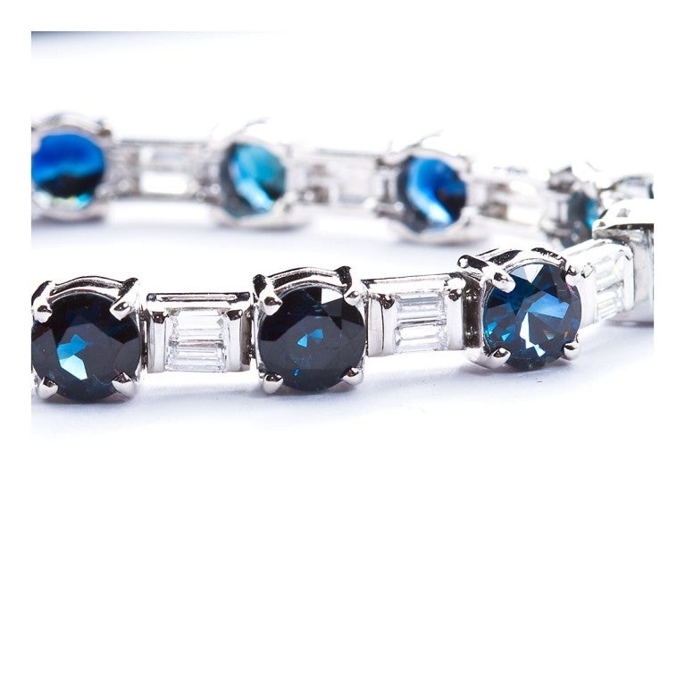 Sapphire Diamond Convertible Bracelet 5