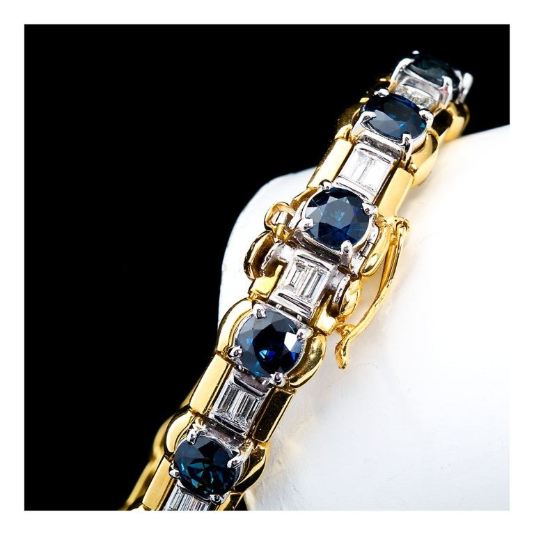Sapphire Diamond Convertible Bracelet 6