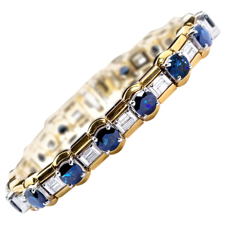 Sapphire Diamond Convertible Bracelet
