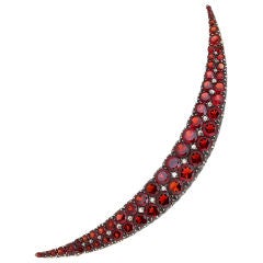 TIFFANY  & Co. Ruby Crescent Brooch