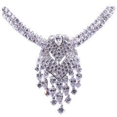M.GERARD Diamond Necklace with Important Pendant