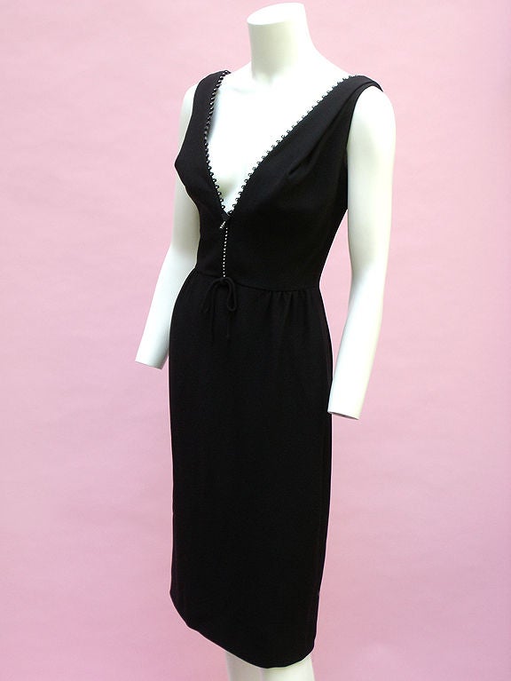 INCREDIBLE 1960S MOST-AMAZING-ZIPPER-EVER LBD 7