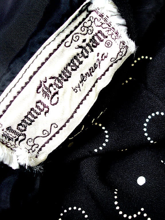 70S-DOES-30S BLACK AND WHITE TEA DRESS 6