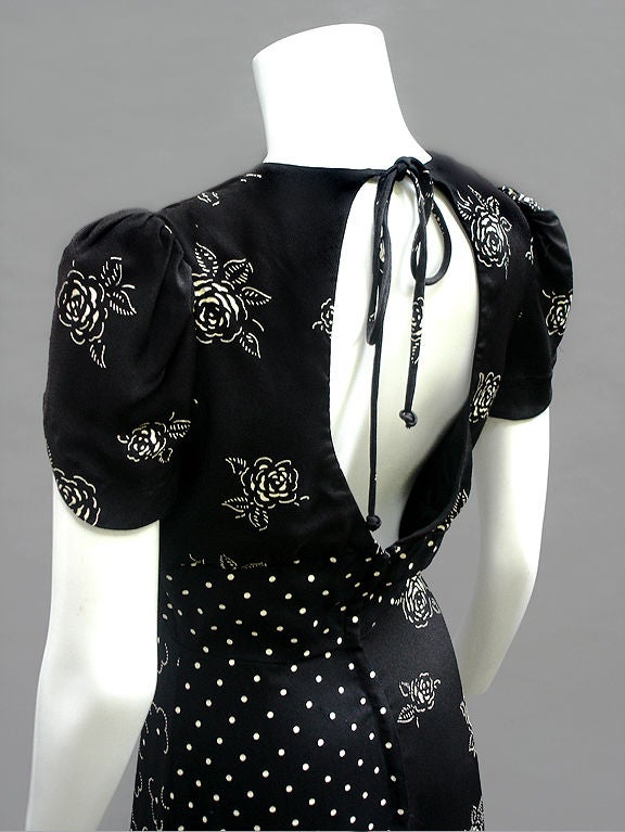 70S-DOES-30S BLACK AND WHITE TEA DRESS 4