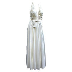 Vintage 70S YUKI SNOW GODDESS GOWN