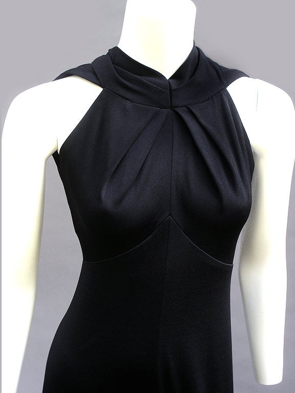 Estevez Designs Always Seem To Be Almost An Artistic Ode To The Female Form... This Classic Black Beauty Is Not Only Stunning Just To See But Is Certainly In The Realm Of What Would Be Worthy For Red Carpet Attire -- Think Rubbing Elbows At