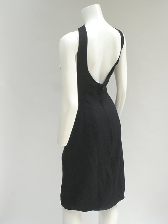 50s Estevez Silk Dress For Sale 1