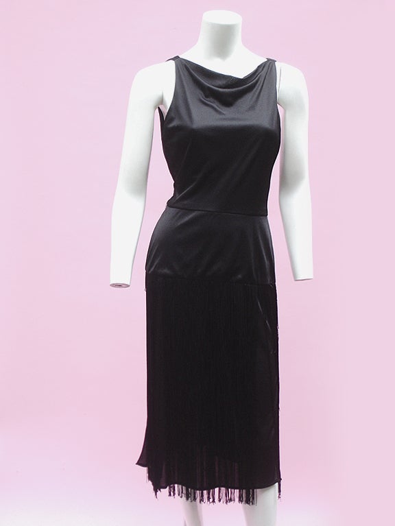 Women's 70s Estevez Fringed Dress For Sale
