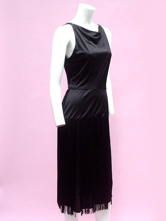 70s Estevez Fringed Dress For Sale 2