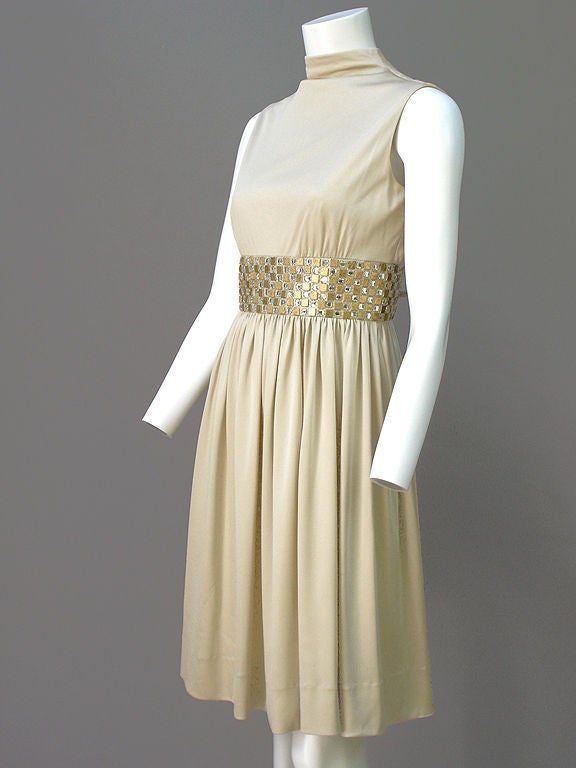 Women's 60S ANNE FOGARTY GOLDEN COCKTAIL DRESS