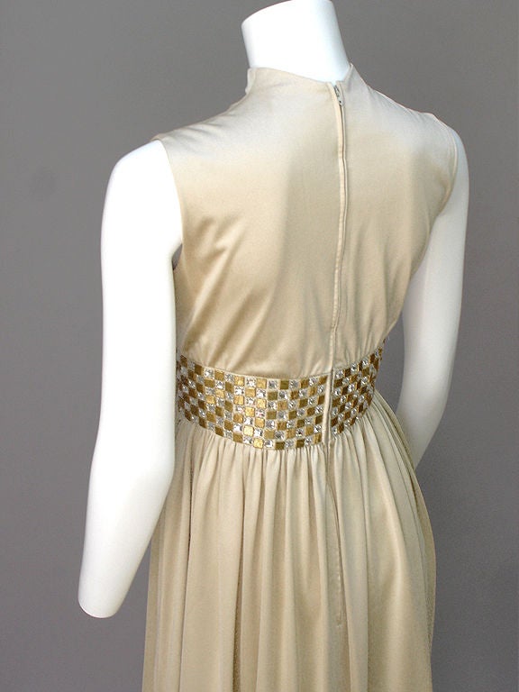 60S ANNE FOGARTY GOLDEN COCKTAIL DRESS 2