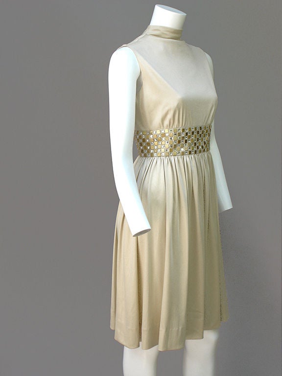 60S ANNE FOGARTY GOLDEN COCKTAIL DRESS 3