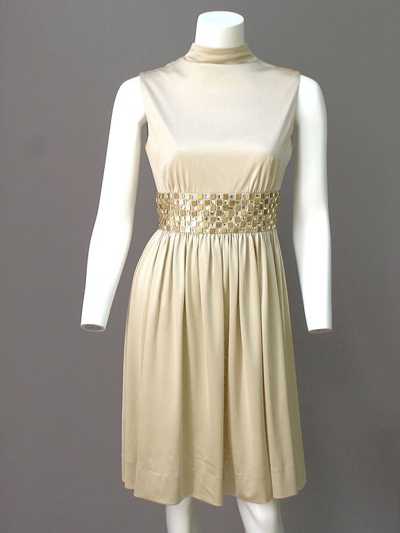 60S ANNE FOGARTY GOLDEN COCKTAIL DRESS 5