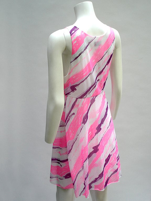 Women's 60s Vera Set in Pink and Purple For Sale