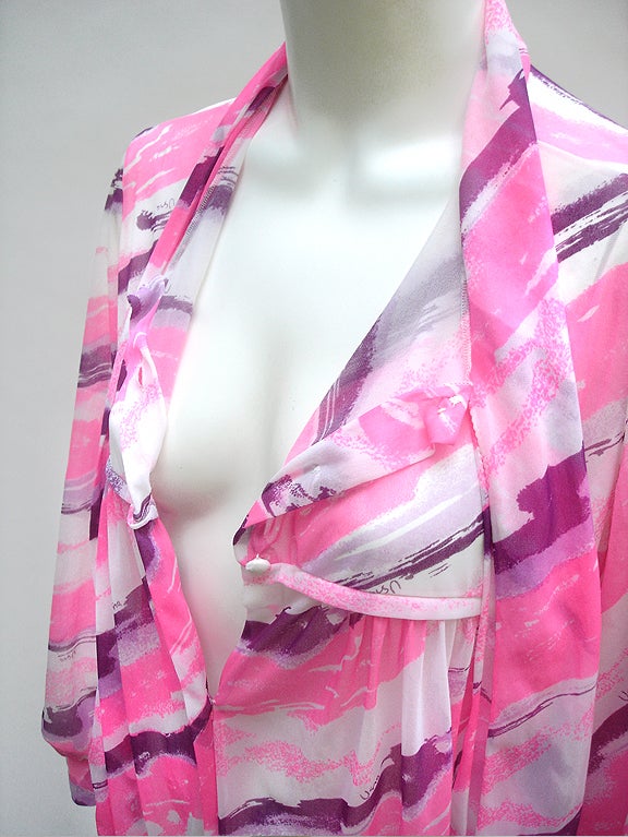 60s Vera Set in Pink and Purple For Sale 2