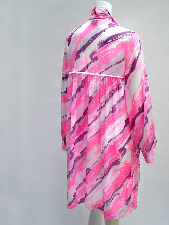 60s Vera Set in Pink and Purple For Sale at 1stDibs