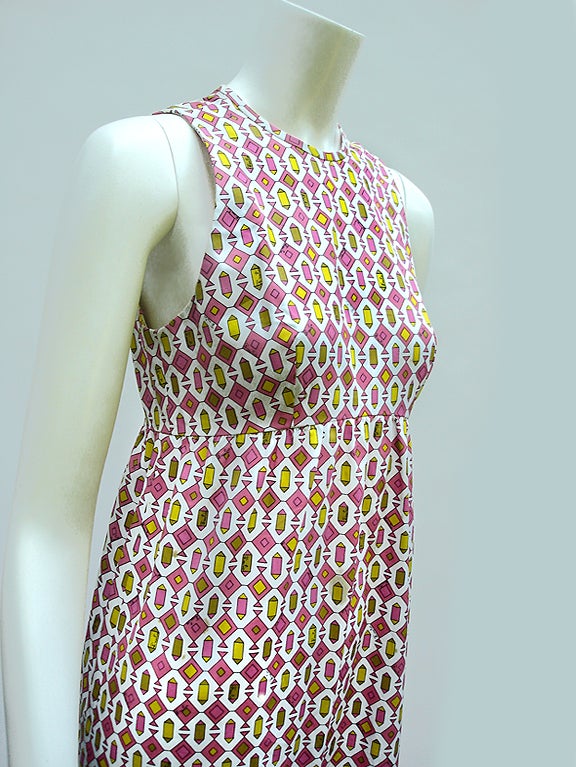 60s Emilio Pucci Babydoll Maxi For Sale 2