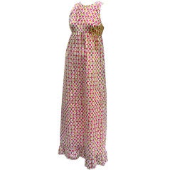 60s Emilio Pucci Babydoll Maxi