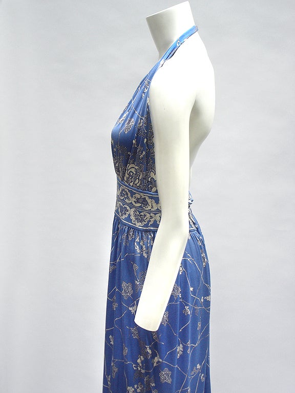 60S Emilio Pucci Ultimate Halter Dress In Excellent Condition In Miami Beach, FL