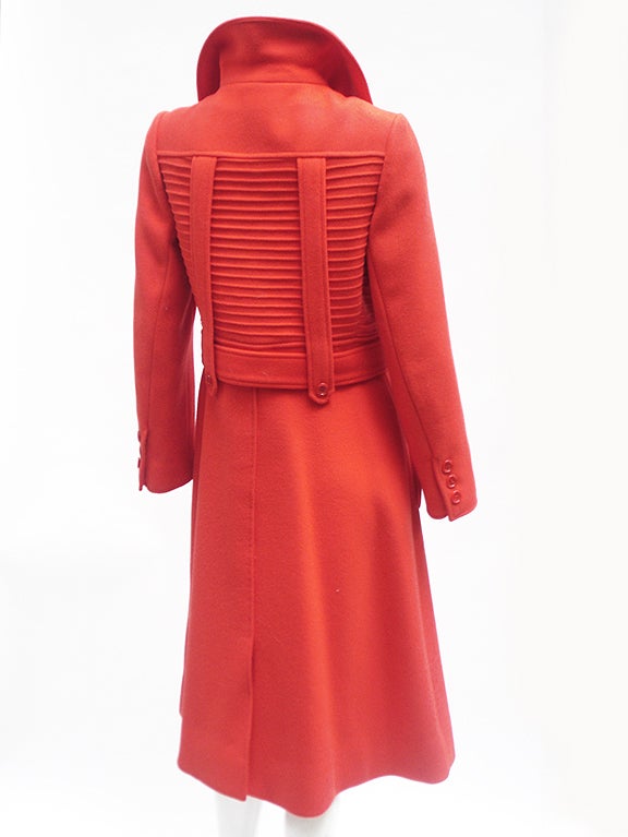60S Calvin Klein Mod Miltarycoat In Excellent Condition For Sale In Miami Beach, FL
