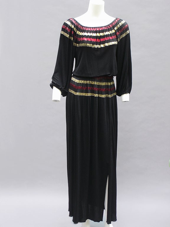70S ROLAND KLEIN GYPSY DRESS