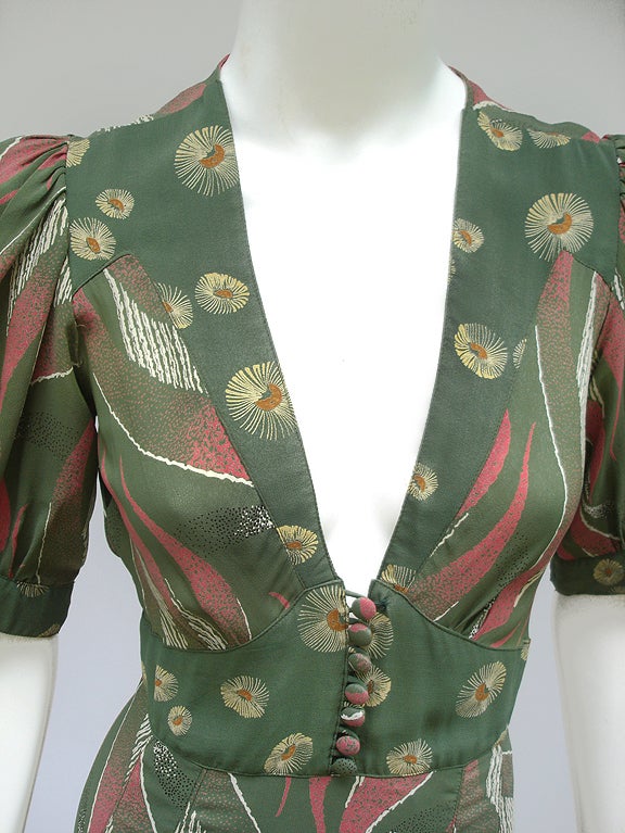 70S Jeff Banks Moss Dress