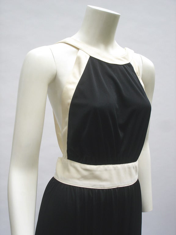 70's Bill Tice Black and Ivory In Excellent Condition For Sale In Miami Beach, FL