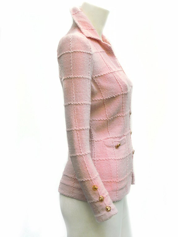 70's Adolfo  Pink Jacket In Excellent Condition For Sale In Miami Beach, FL