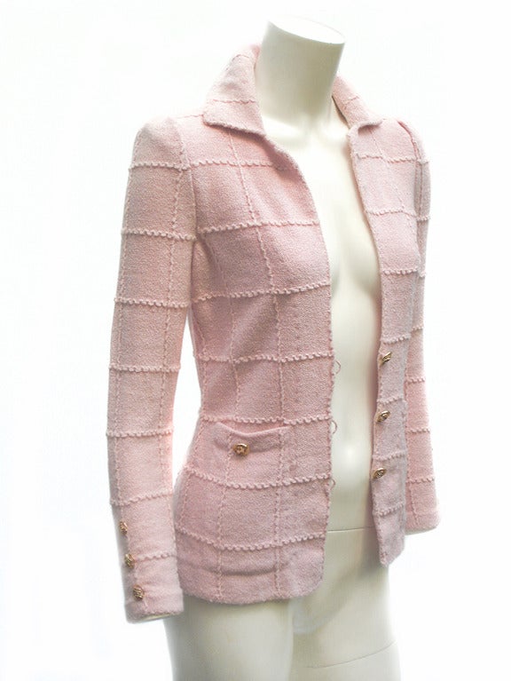 70's Adolfo  Pink Jacket For Sale 2