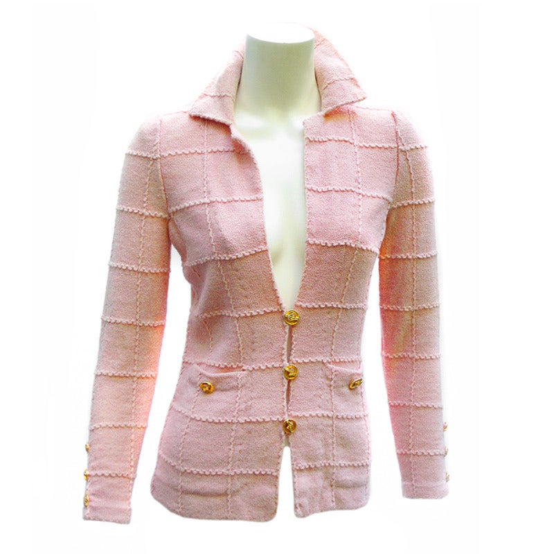70's Adolfo  Pink Jacket For Sale