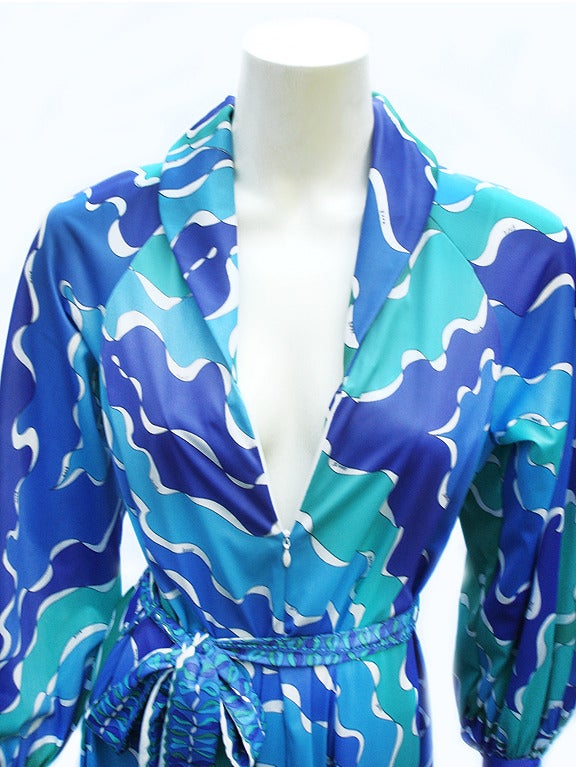 You Know We Love Vintage Pucci Lingerie... Even Those Of Us Who Usually Could Not Fathom The ‘Bothersome Constraints’ Of A Robe Have To Make An Exception Here… A Girl Could Live In This Very Robe -- During The Tranquil Moments Away From The World…