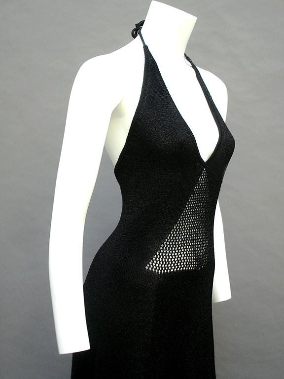 70S MARY QUANT GORGEOUS SEXY KNIT DRESS 1