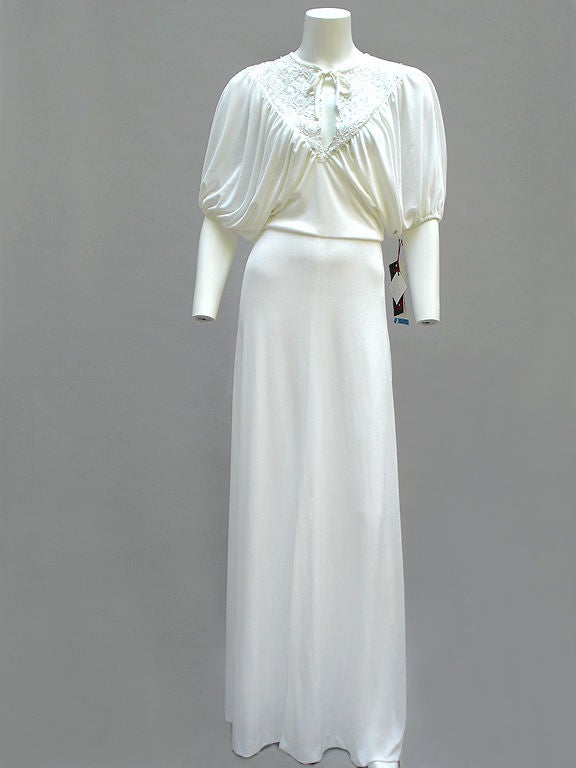 70s Joy Stevens Angel Gown 3